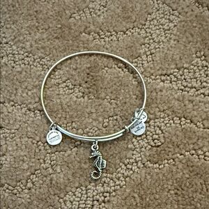 Alex and Ani Silver Seahorse Charm Bracelet